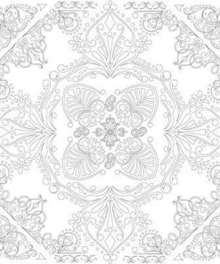 CARTON PREDISEÑADO M03 MANDALAS 30X30 CM