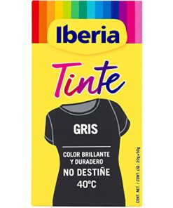 TINTE PARA ROPA IBERIA GRIS 20 G