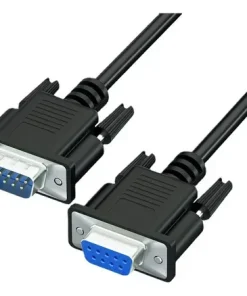 Cable serial DB9 macho-macho 1m conexión estable